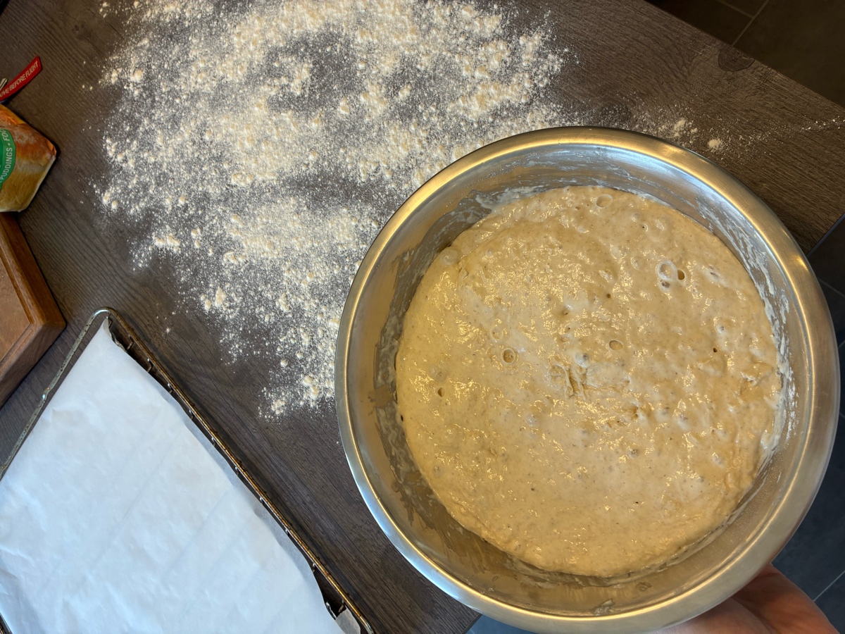 Flour the work surface