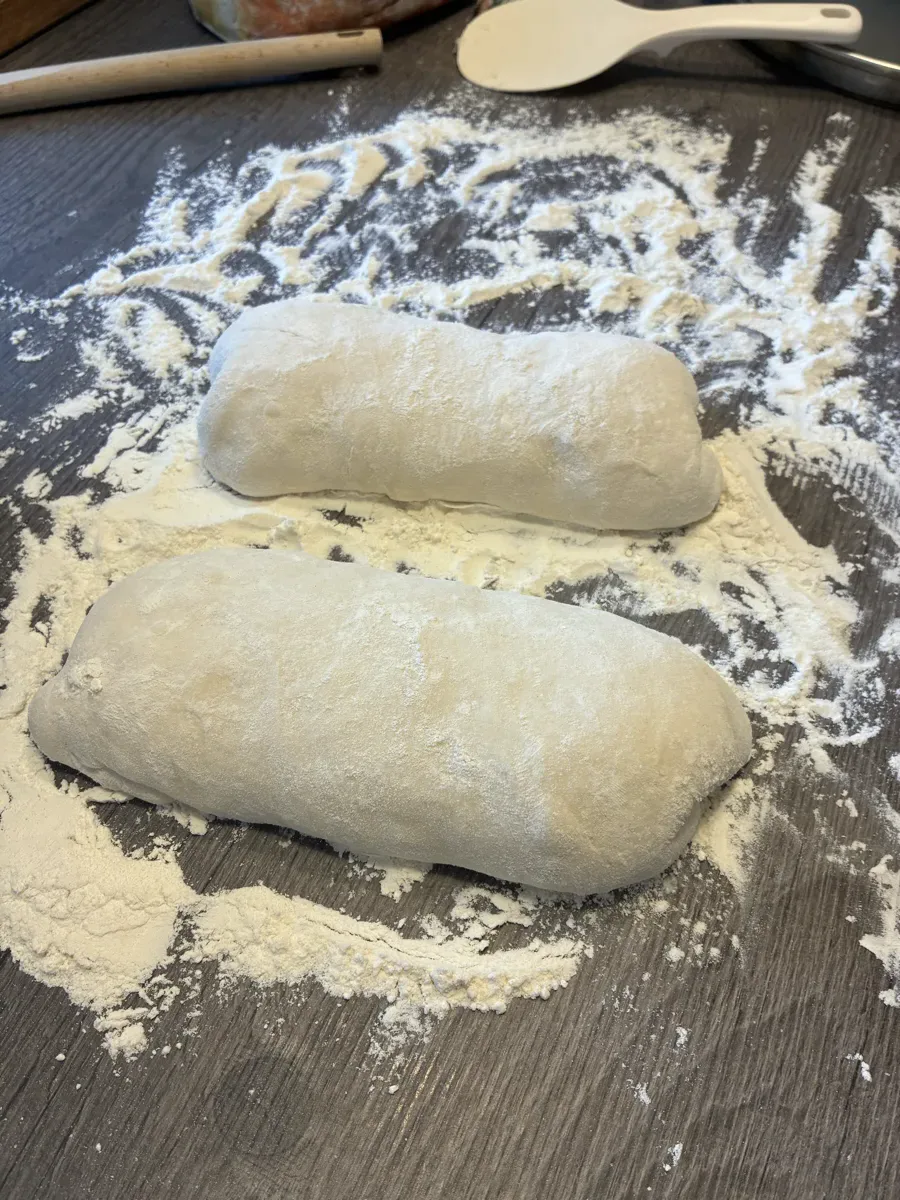 Shaped dough