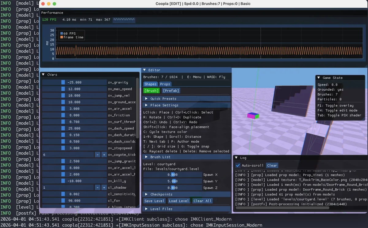 All GUI panels open at once