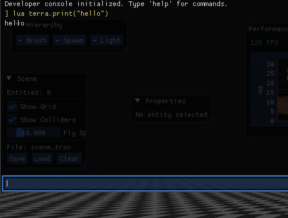 Lua hello world